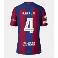 Fotbalové Dres Barcelona Ronald Araujo #4 Dámské Domácí 2023-24 Krátký Rukáv